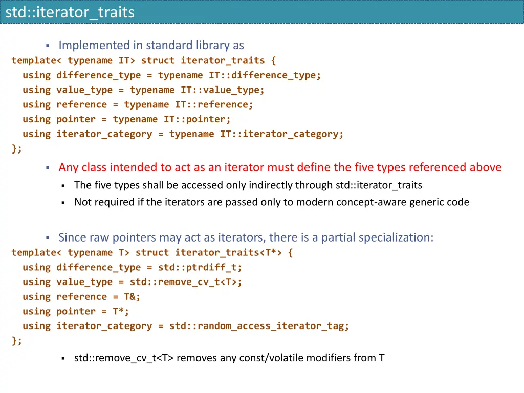 std iterator traits 1