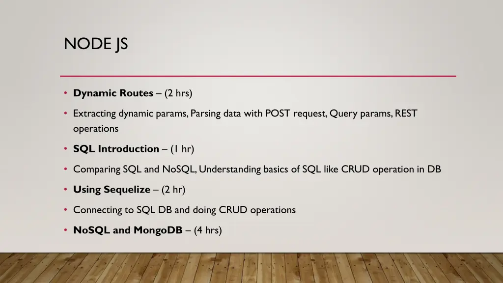 node js 2
