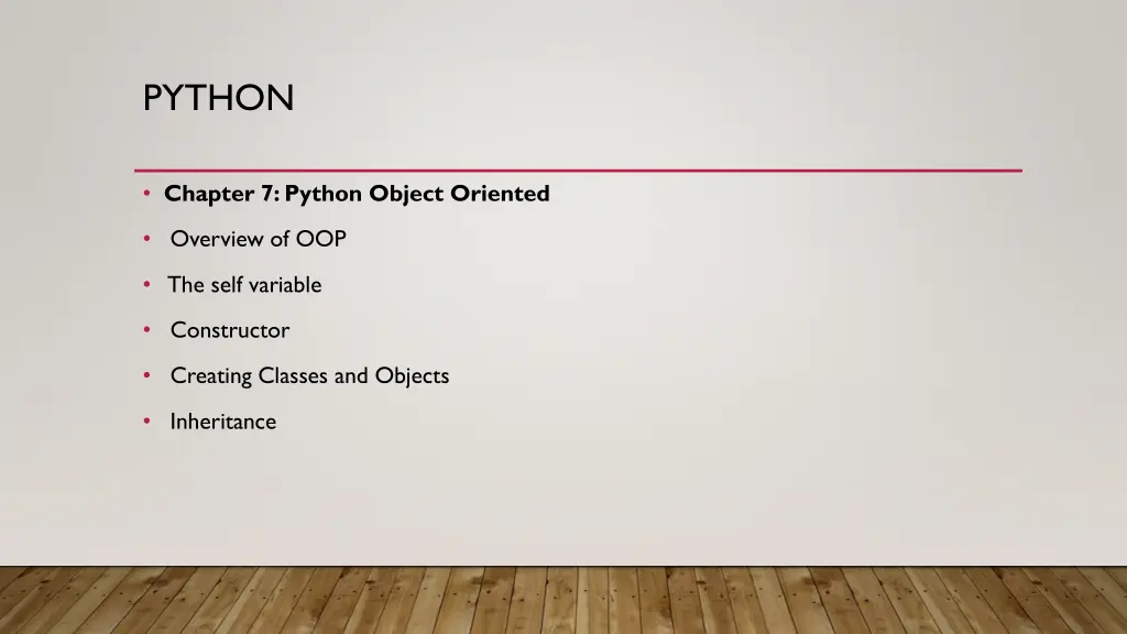 python 7