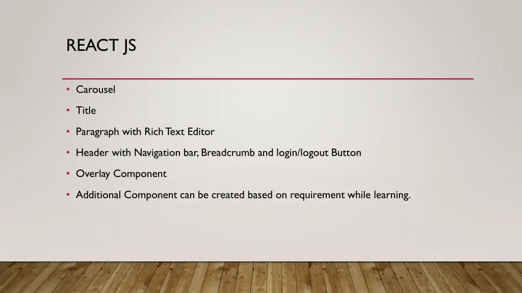 react js 12