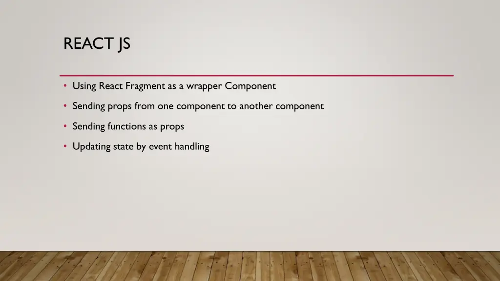 react js 3