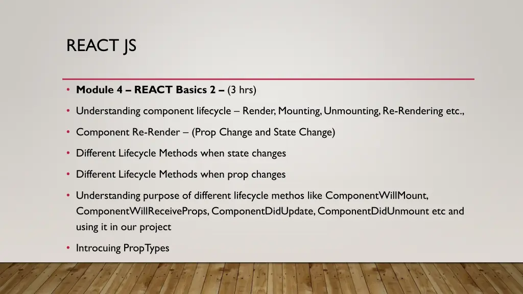 react js 4