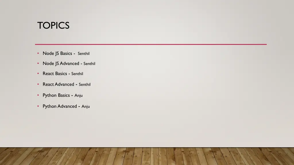 topics 1