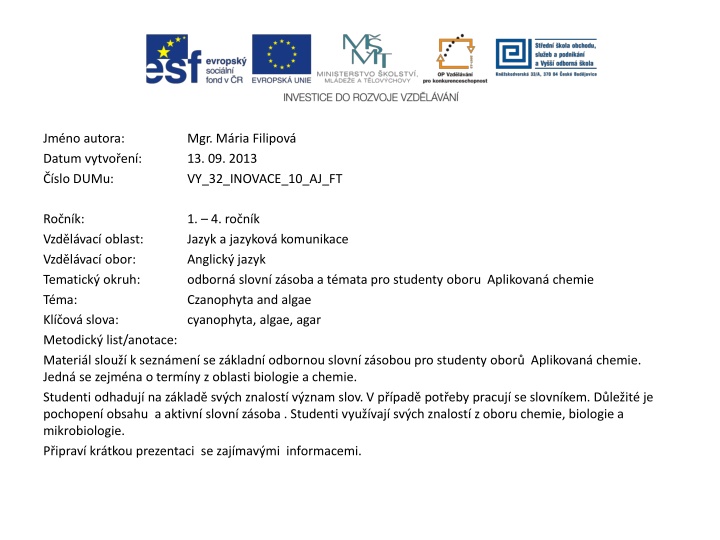 jm no autora datum vytvo en slo dumu