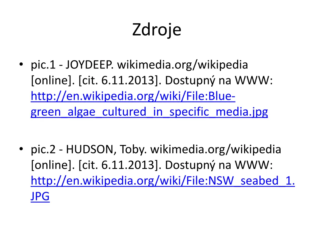 zdroje