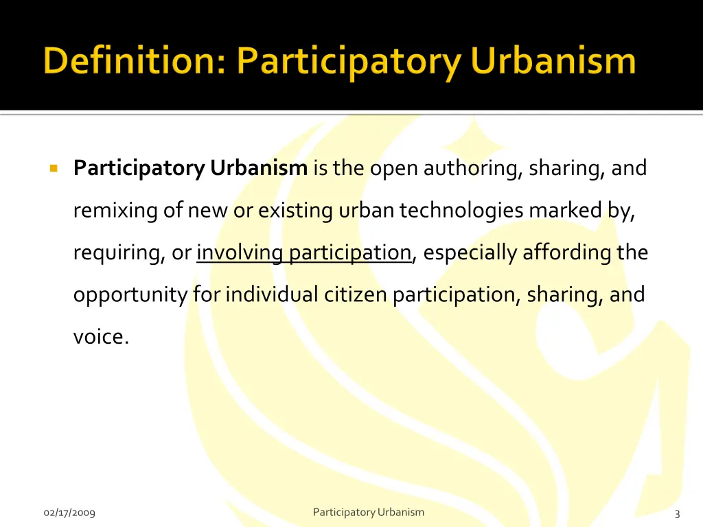 participatory urbanism is the open authoring