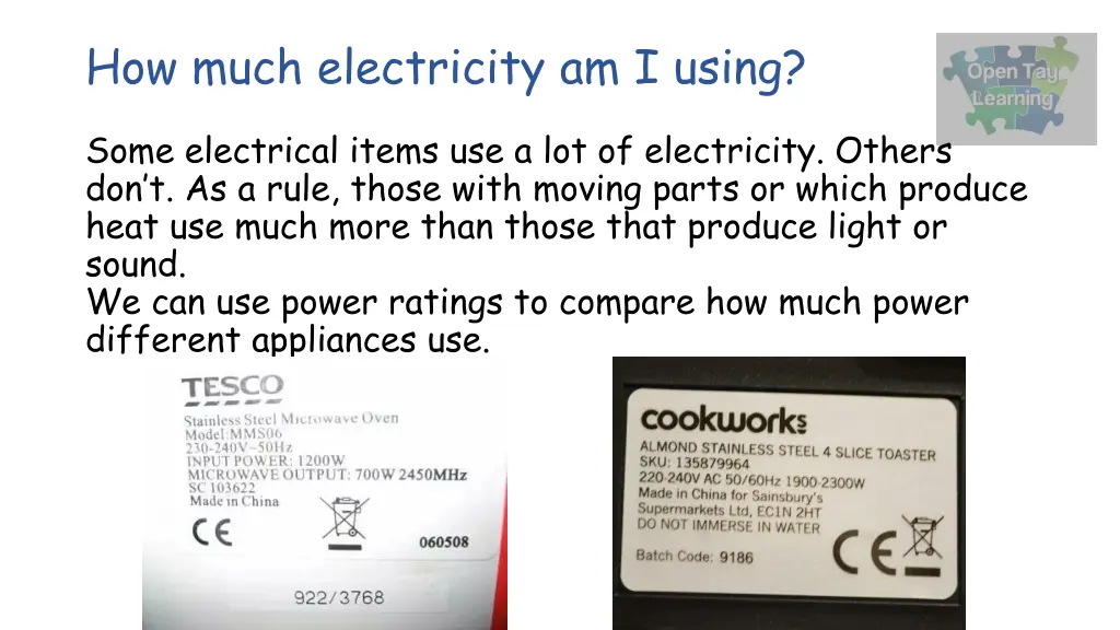 how much electricity am i using