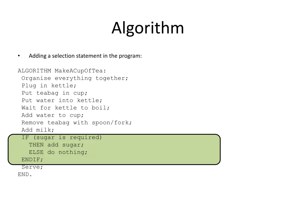 algorithm 18