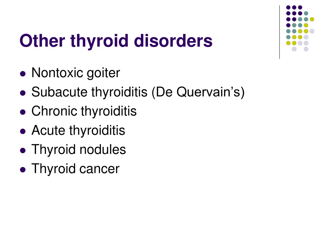 other thyroid disorders