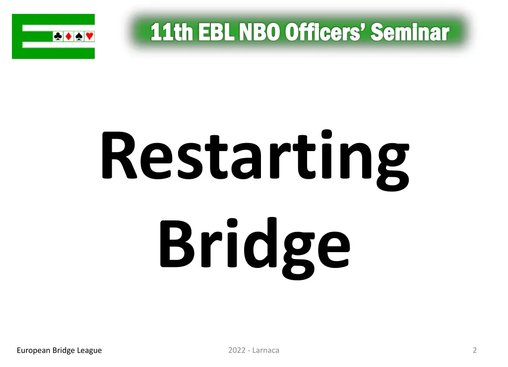 11th ebl nbo officers seminar 1