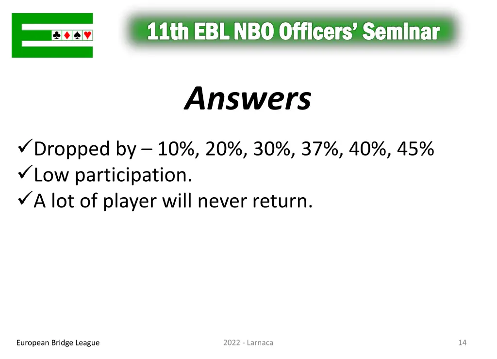 11th ebl nbo officers seminar 13