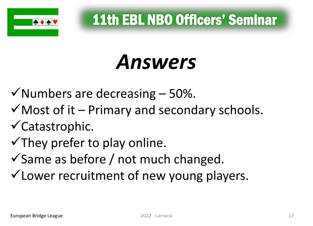 11th ebl nbo officers seminar 16