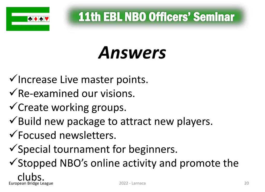 11th ebl nbo officers seminar 19