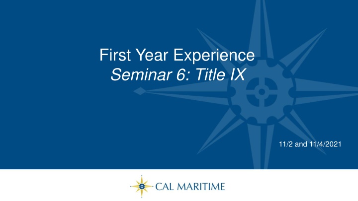 first year experience seminar 6 title ix