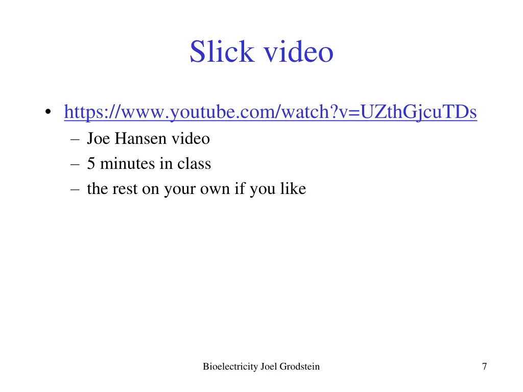 slick video
