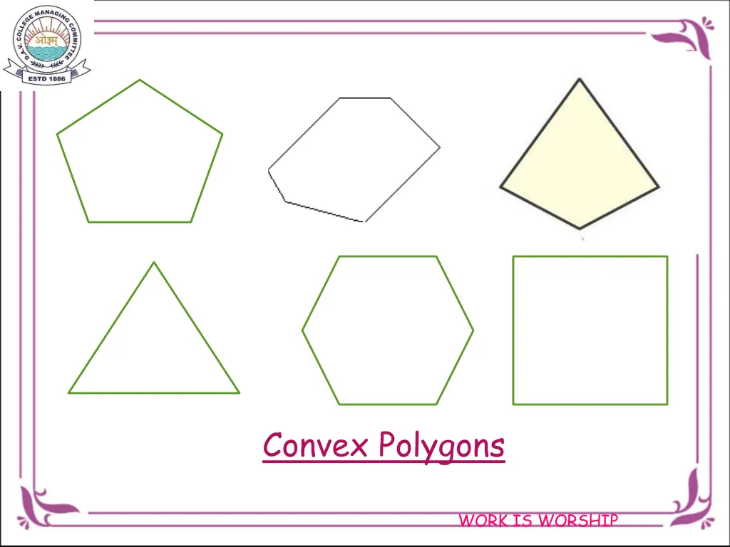 convex polygons