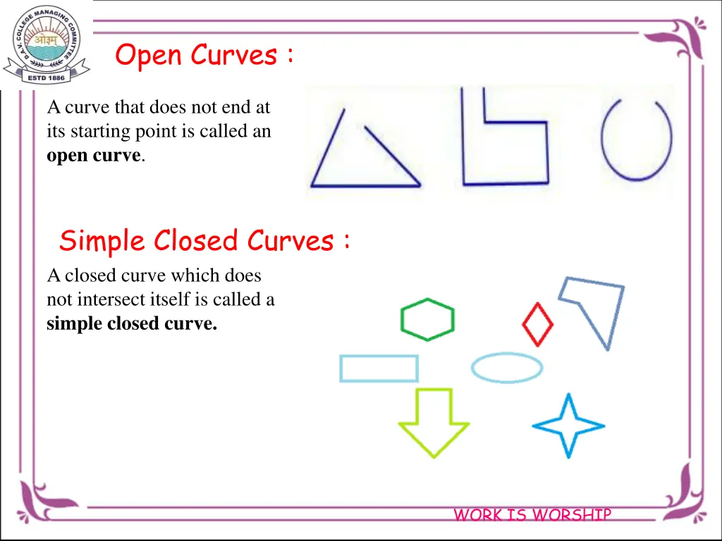 open curves