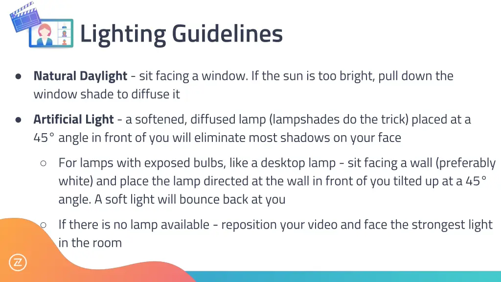 lighting guidelines