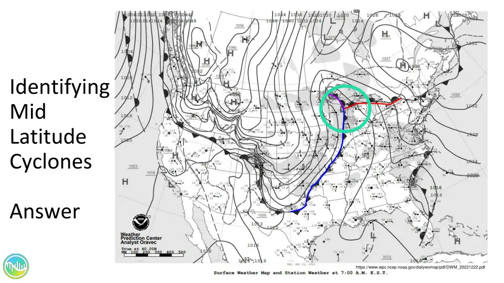 identifying mid latitude cyclones 1