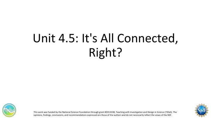unit 4 5 it s all connected right