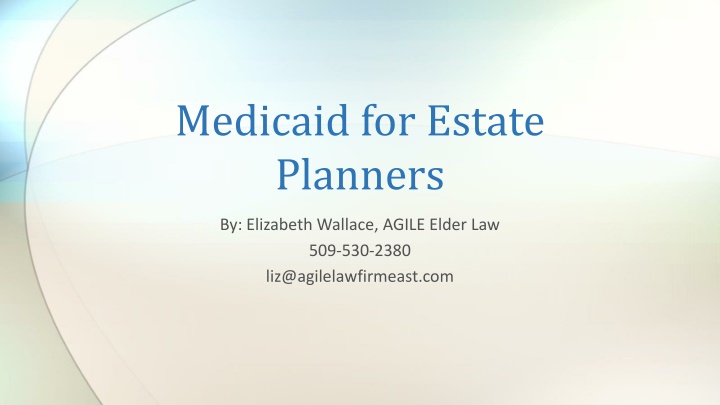 medicaid for estate planners