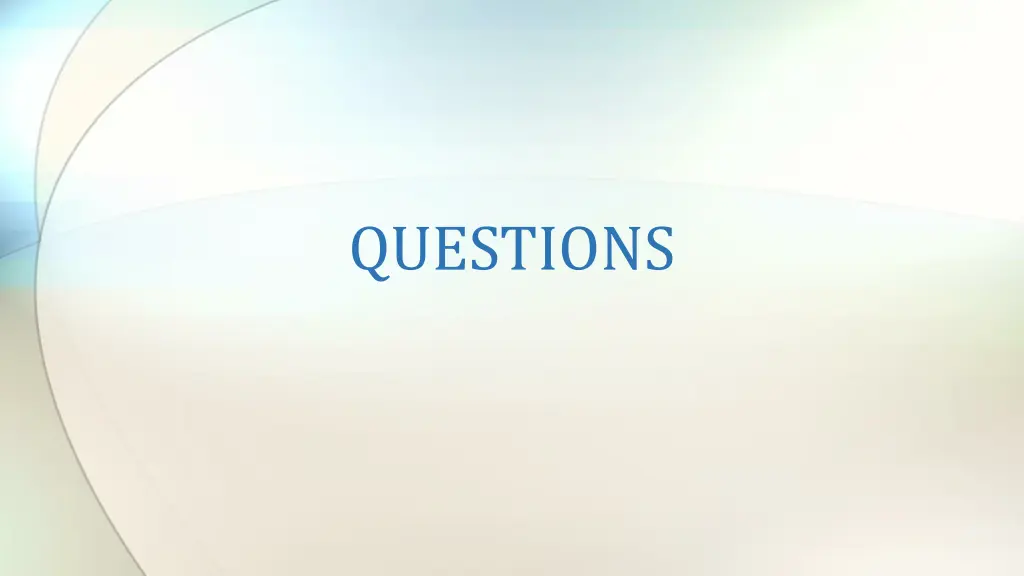 questions
