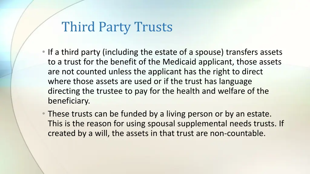 third party trusts