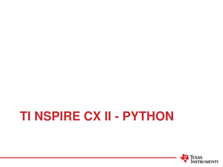 ti nspire cx ii python