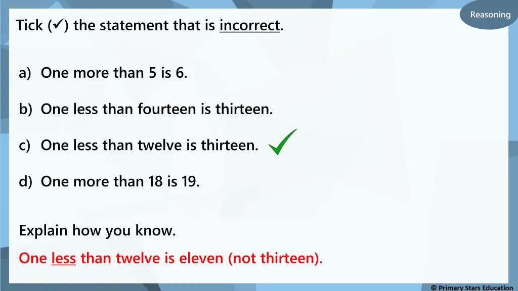 reasoning