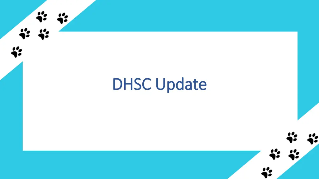dhsc update dhsc update