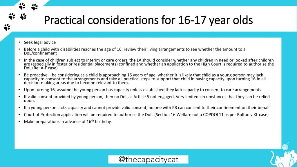 practical considerations for 16 practical 1