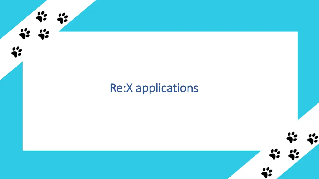 re x applications re x applications