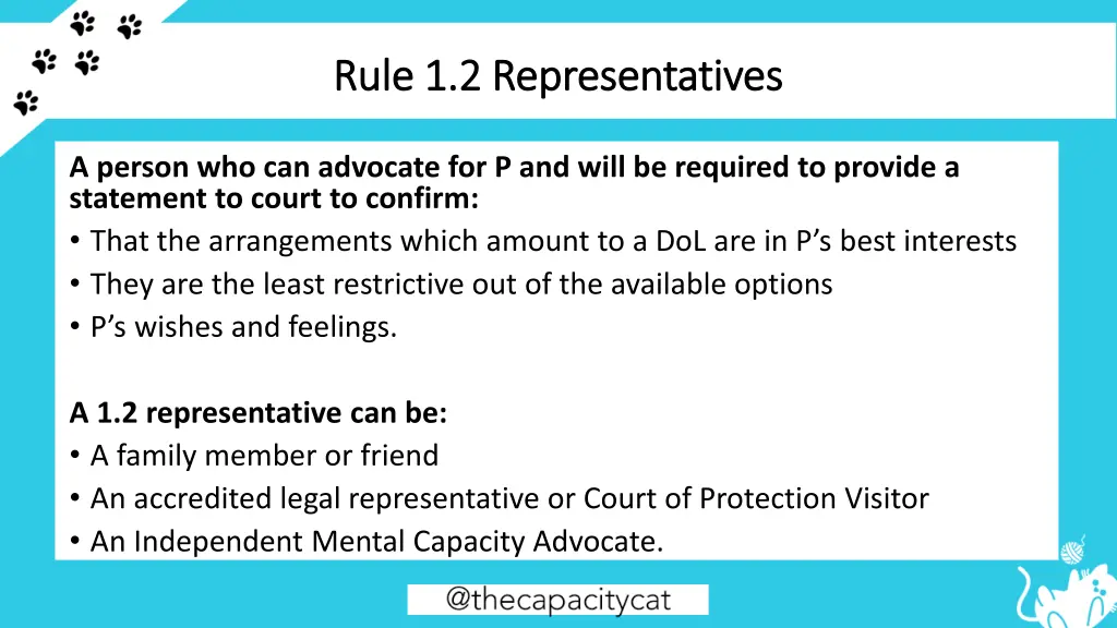 rule 1 2 representatives rule 1 2 representatives