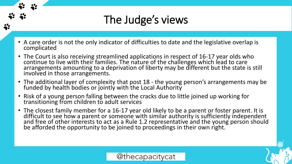 the judge s views the judge s views 1