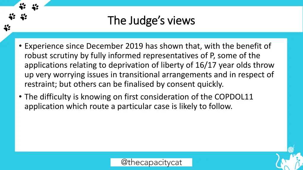 the judge s views the judge s views 3