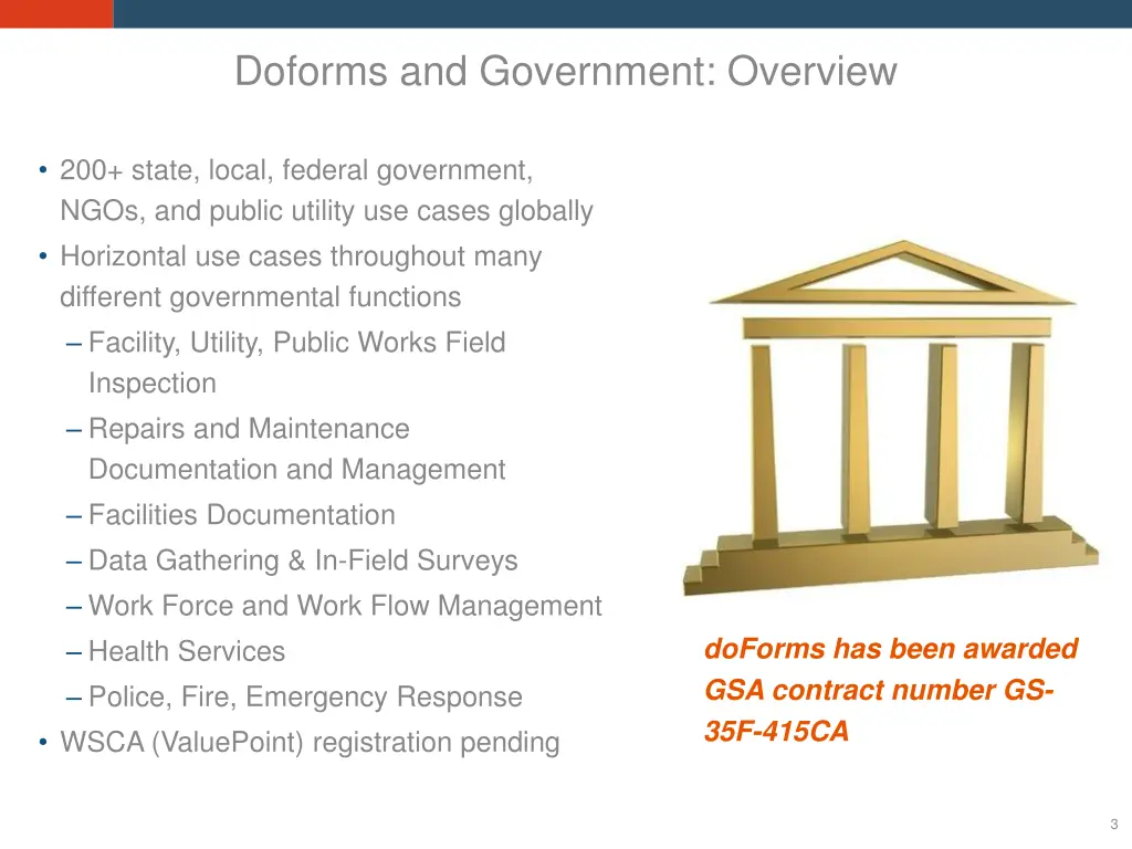 doforms and government overview