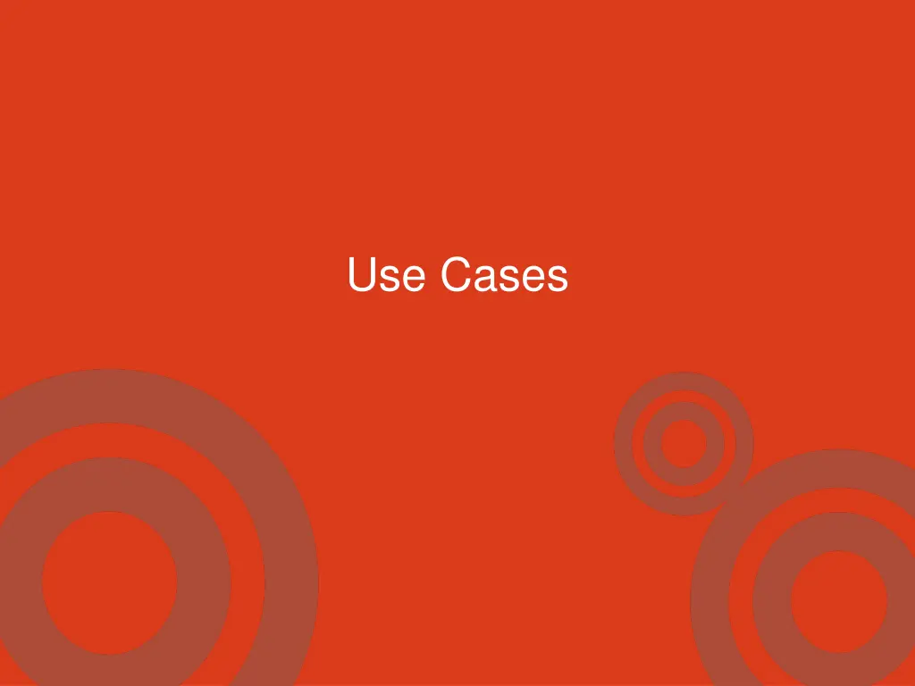 use cases
