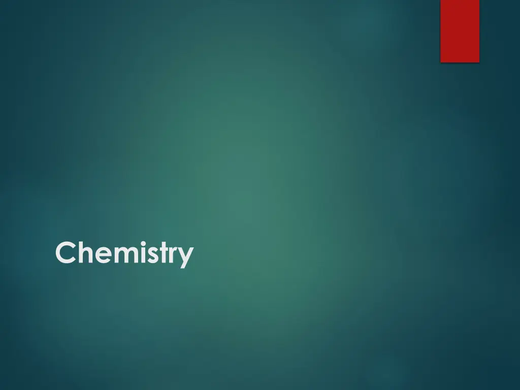 chemistry