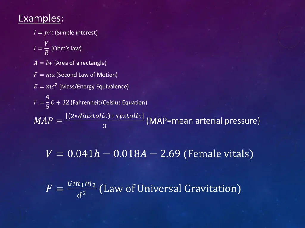 examples
