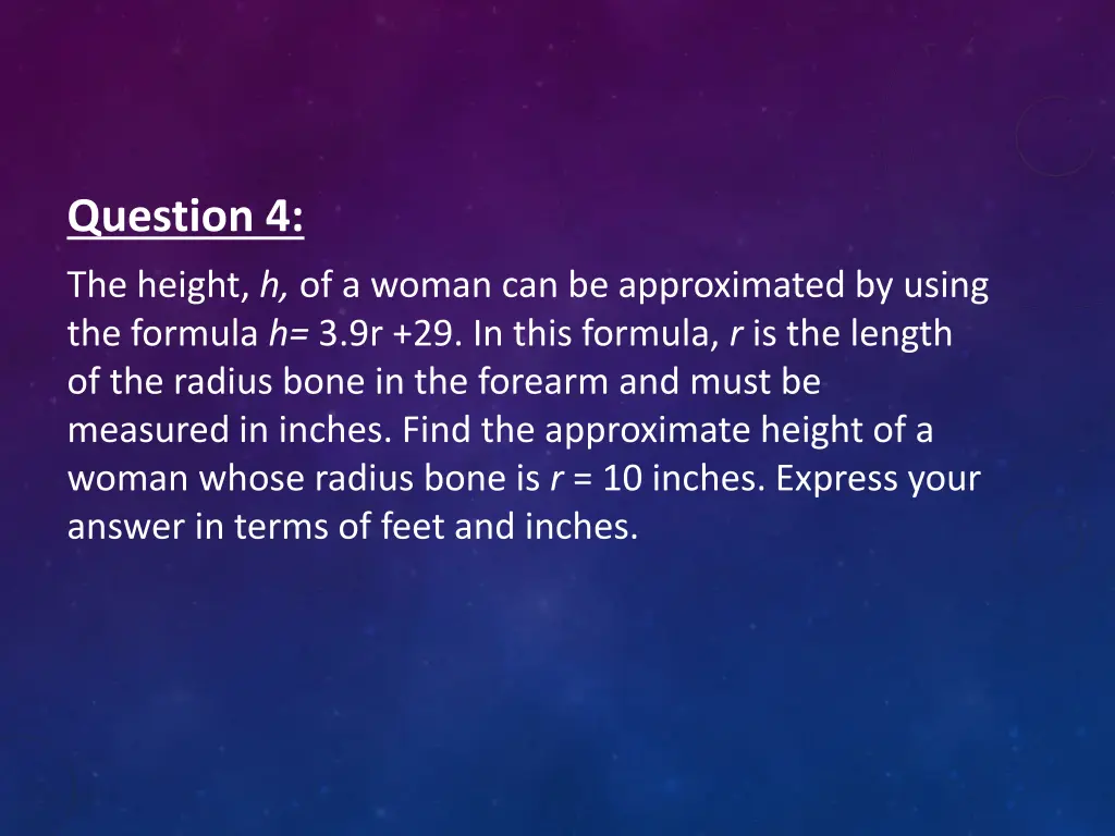 question 4