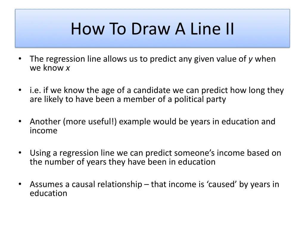 how to draw a line ii