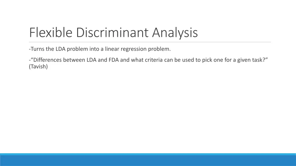 flexible discriminant analysis 2