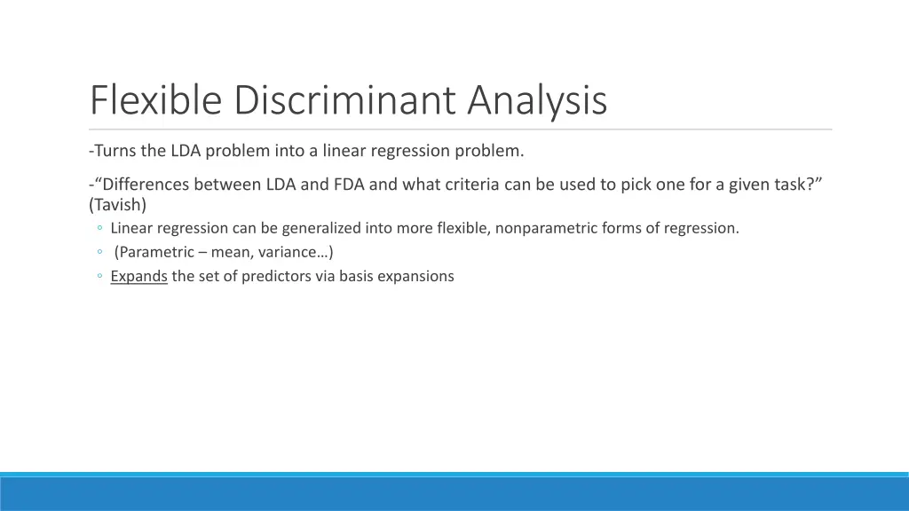 flexible discriminant analysis 4