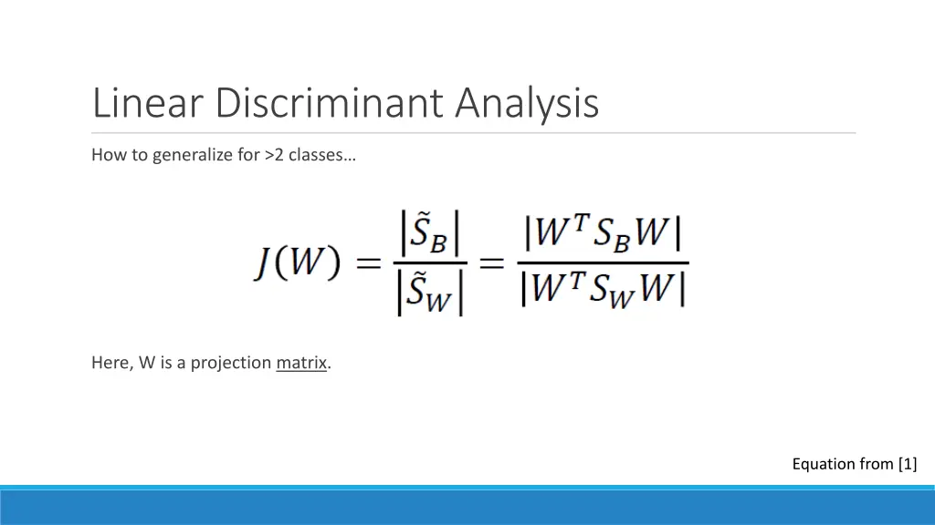 linear discriminant analysis 18