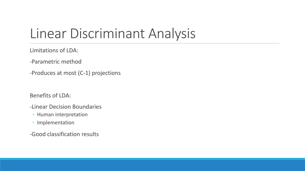 linear discriminant analysis 19