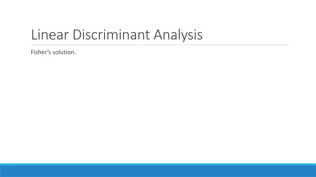 linear discriminant analysis 5