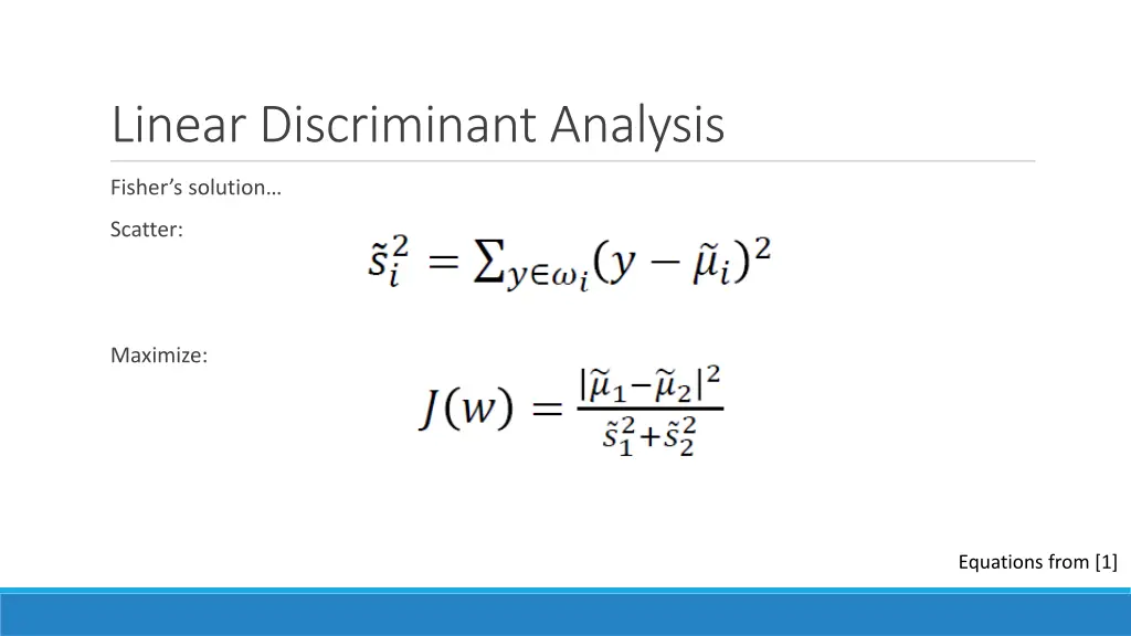 linear discriminant analysis 7