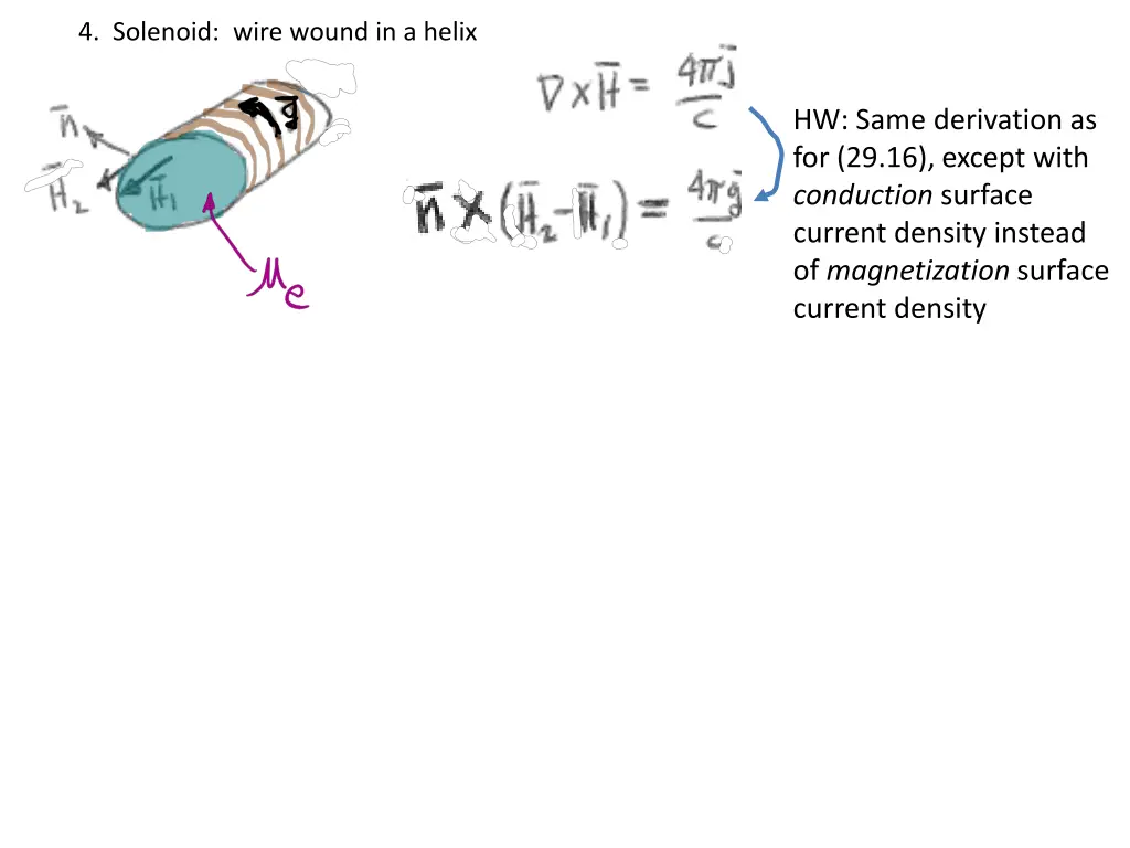 4 solenoid wire wound in a helix