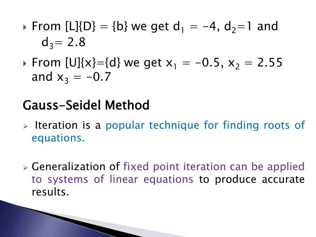 from l d b we get d 1 4 d 2 1 and d 3 2 8 from
