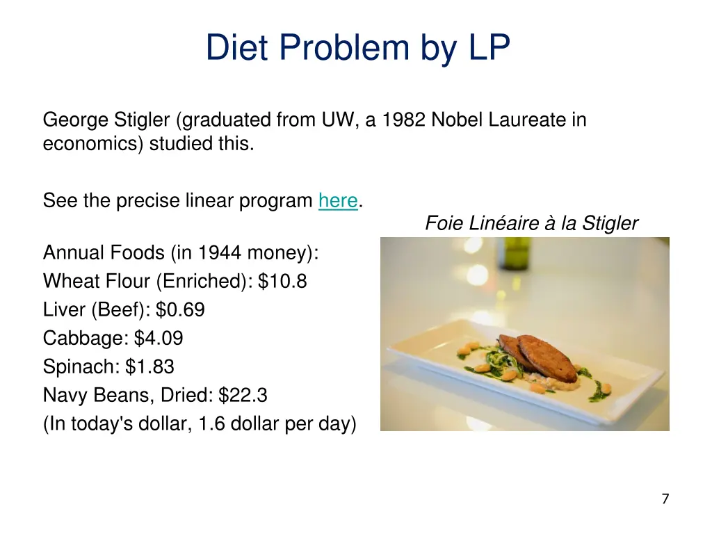 diet problem by lp 1